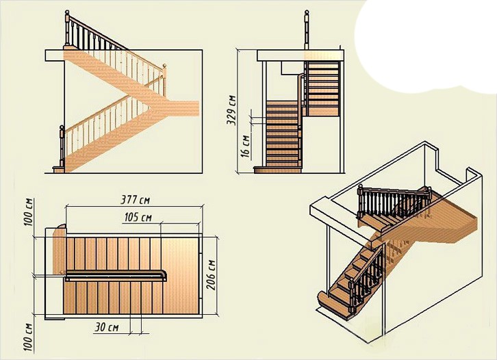 Как сделать лестницу на второй этаж расчеты