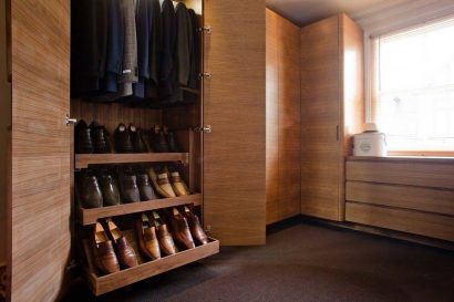 Дизайн спальни с гардеробной: 5 идей для разграничения пространства. Комплектация гардеробной комнаты