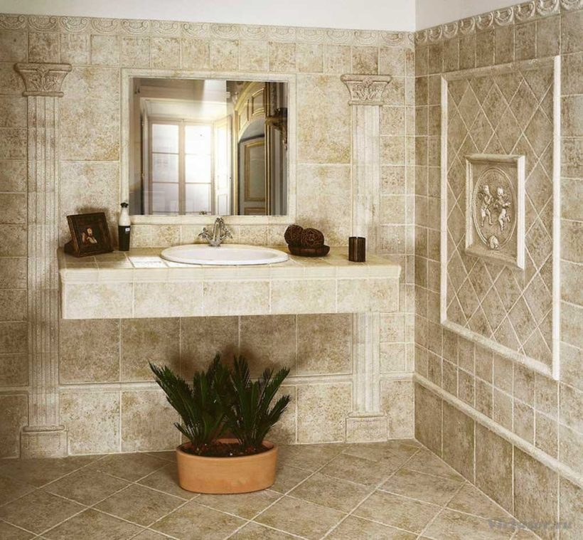 Ванная комната в античном стиле