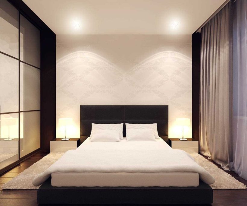 Интерьер спальни в современном стиле (50 фото)