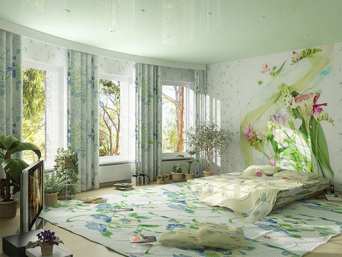 Цветы В Спальне Фото Интерьера