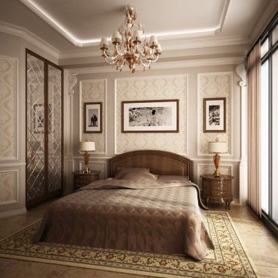 Потолки из гипсокартона для спальни: фото идей дизайна, виды форм и конструкций